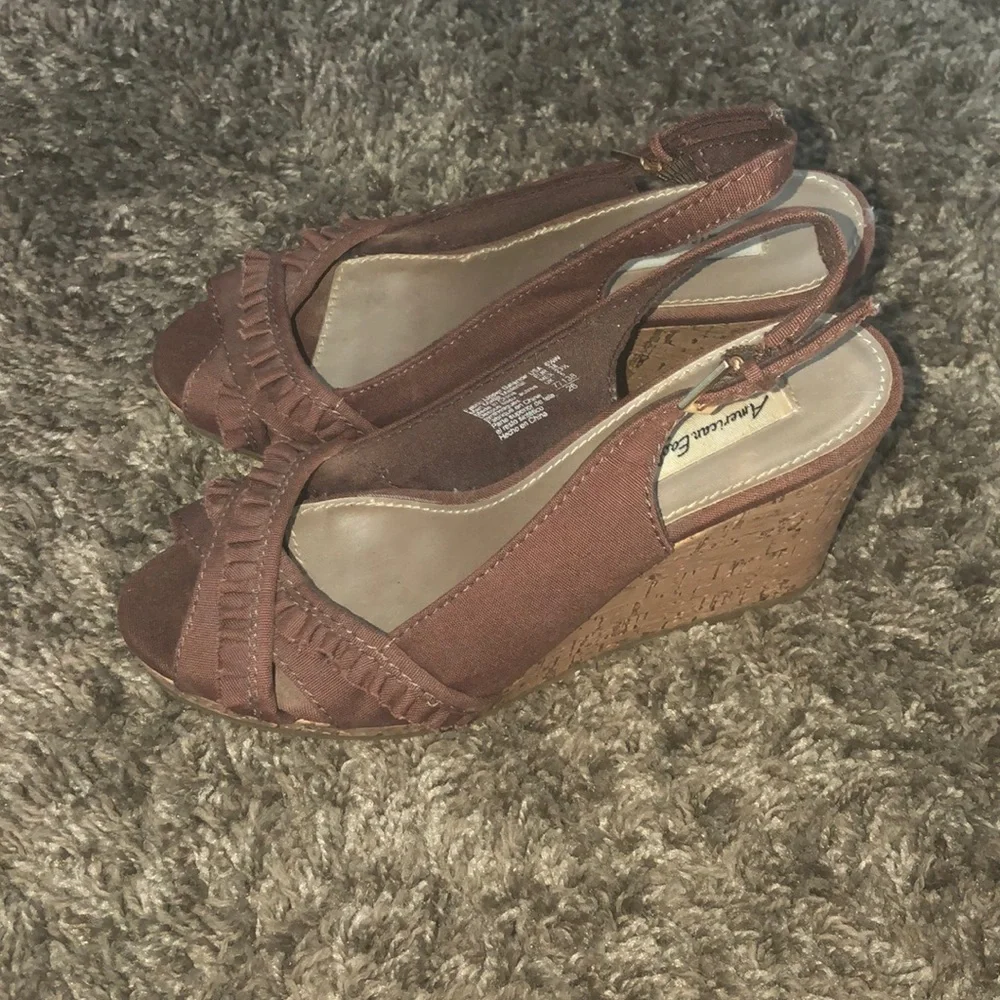 American Eagle by Payless Cork Wedge - Picture 4 of 10